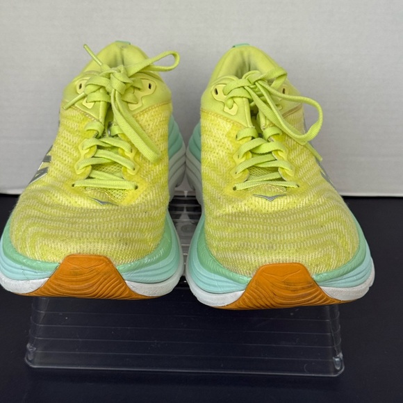 HOKA Gaviota 5 Running Shoes Womens Size  8 Yellow Lime Cushioned Stability Road - Picture 6 of 11